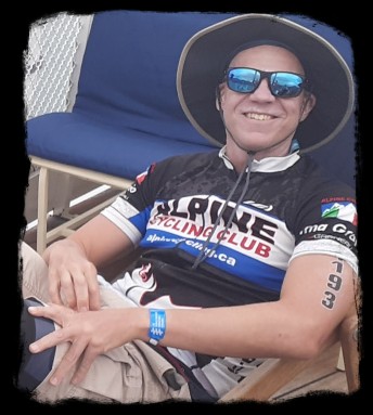 Nicholas after his race in Switzerland